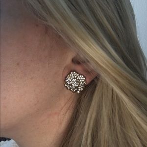 J. Crew flower earrings